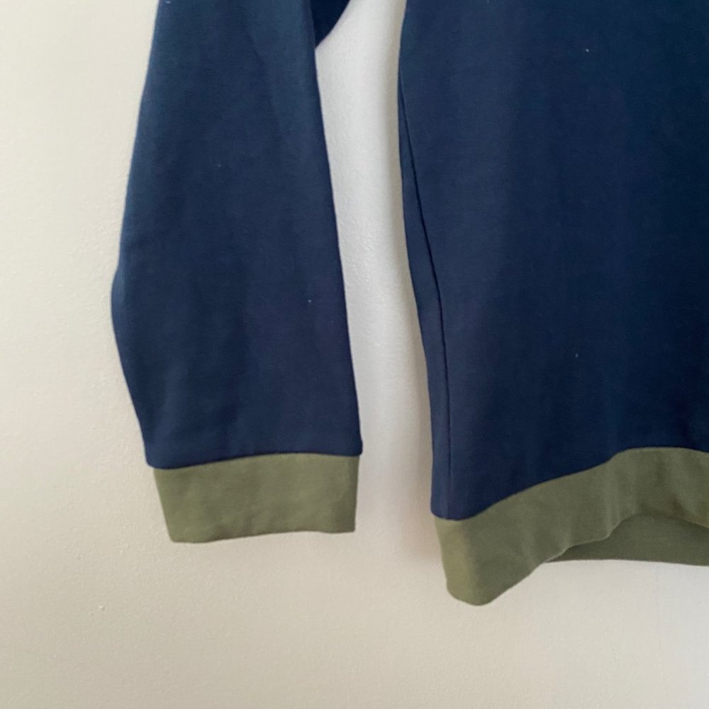 NEW Onia Hudson Colorblock Crewneck Sweater Blue - Picture 4 of 10
